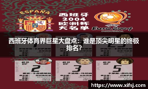 西班牙体育界巨星大盘点：谁是顶尖明星的终极排名？