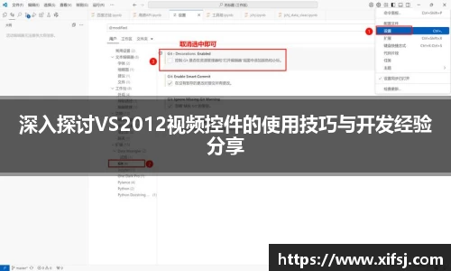 深入探讨VS2012视频控件的使用技巧与开发经验分享